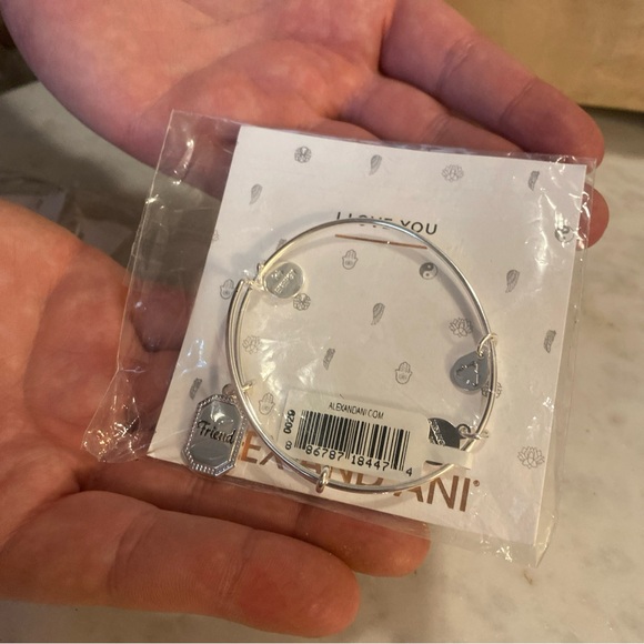 Alex & Ani Friend Bangle Bracelet Because I Love You NWT - Picture 6 of 6